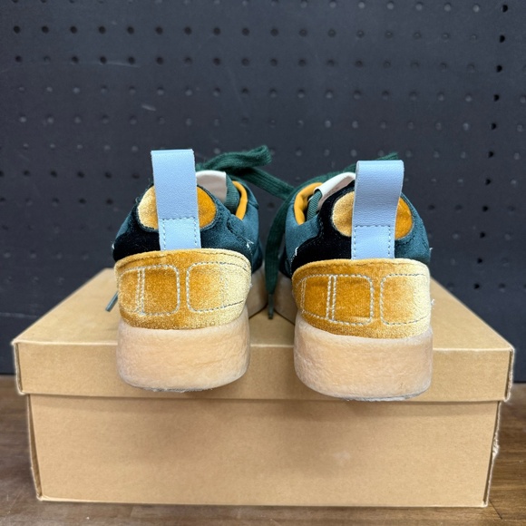 Used W/ Box! Women's Steve Madden Tucker Emerald Green Platform Sneakers Size 6 - Picture 4 of 5